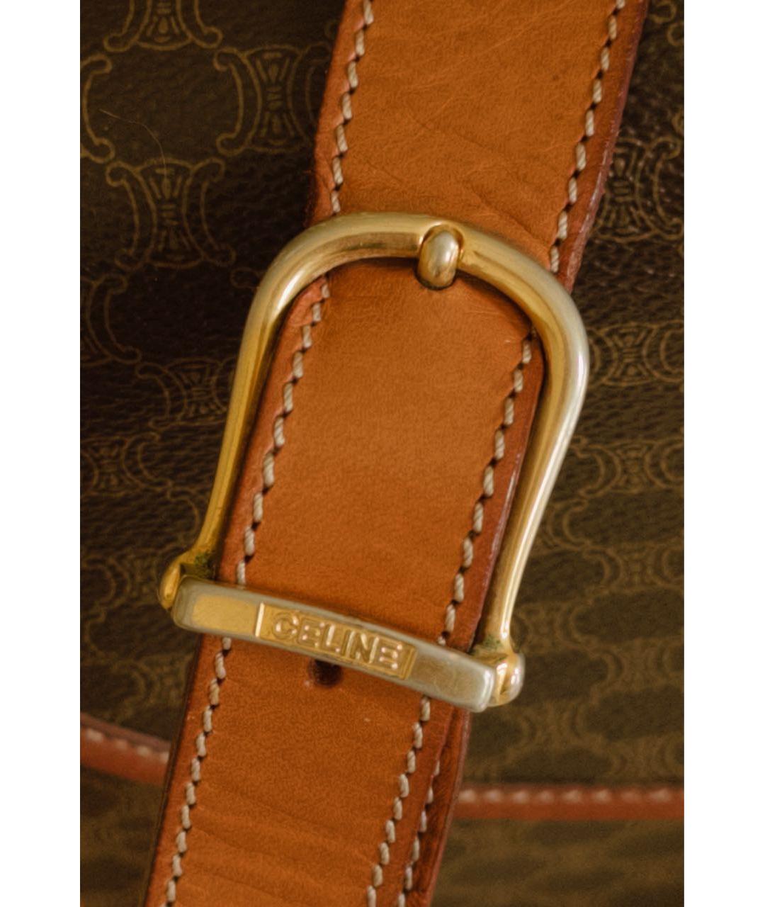 CELINE Коричневая сумка через плечо, фото 6