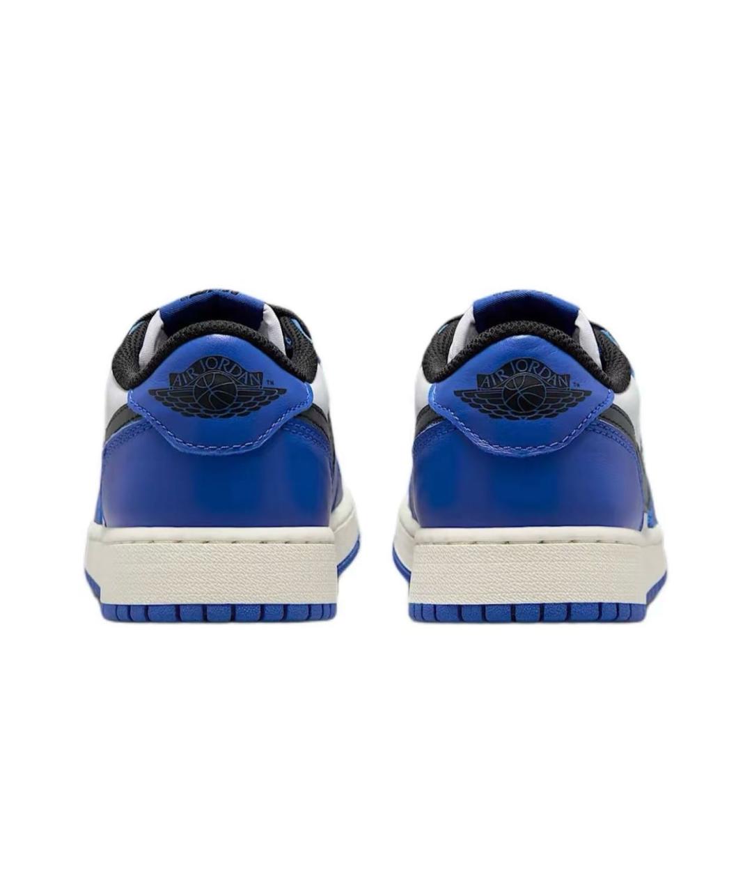 JORDAN Синие кожаные кеды, фото 4