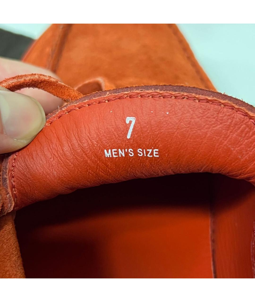 TOD'S Оранжевое лоферы, фото 5