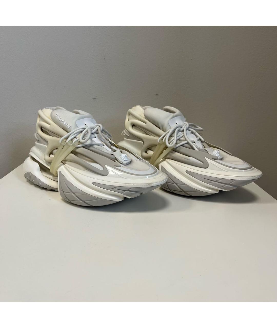 BALMAIN Белые низкие кроссовки / кеды, фото 2