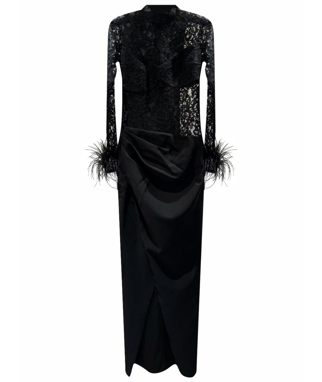 RASARIO Черное полиэстеровое вечернее платье, фото 6