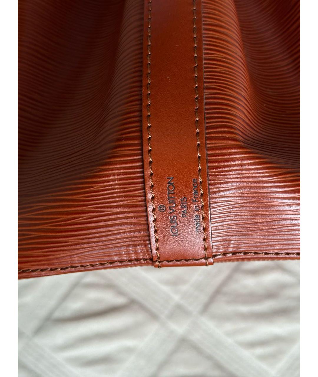 LOUIS VUITTON Красная кожаная сумка через плечо, фото 8