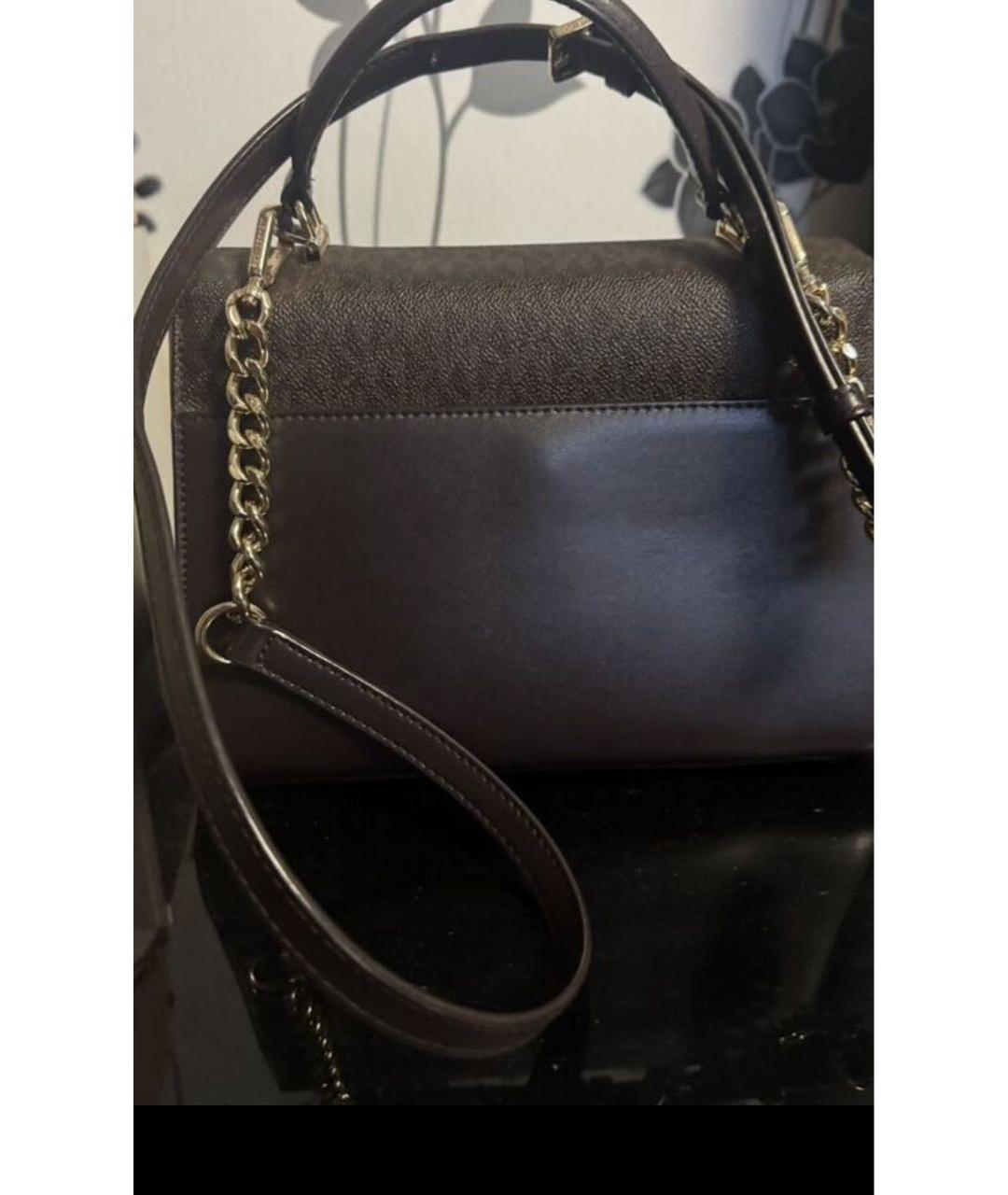 MICHAEL KORS Коричневая сумка с короткими ручками, фото 5