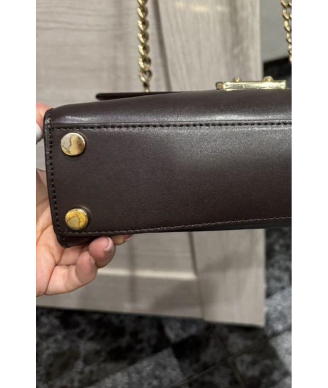 MICHAEL KORS Коричневая сумка с короткими ручками, фото 6