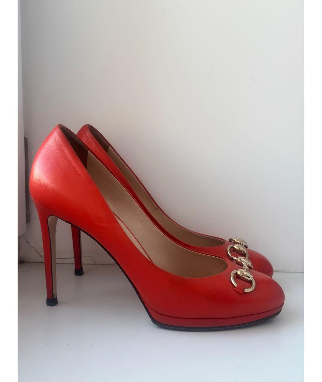 GUCCI Мульти кожаные туфли, фото 6