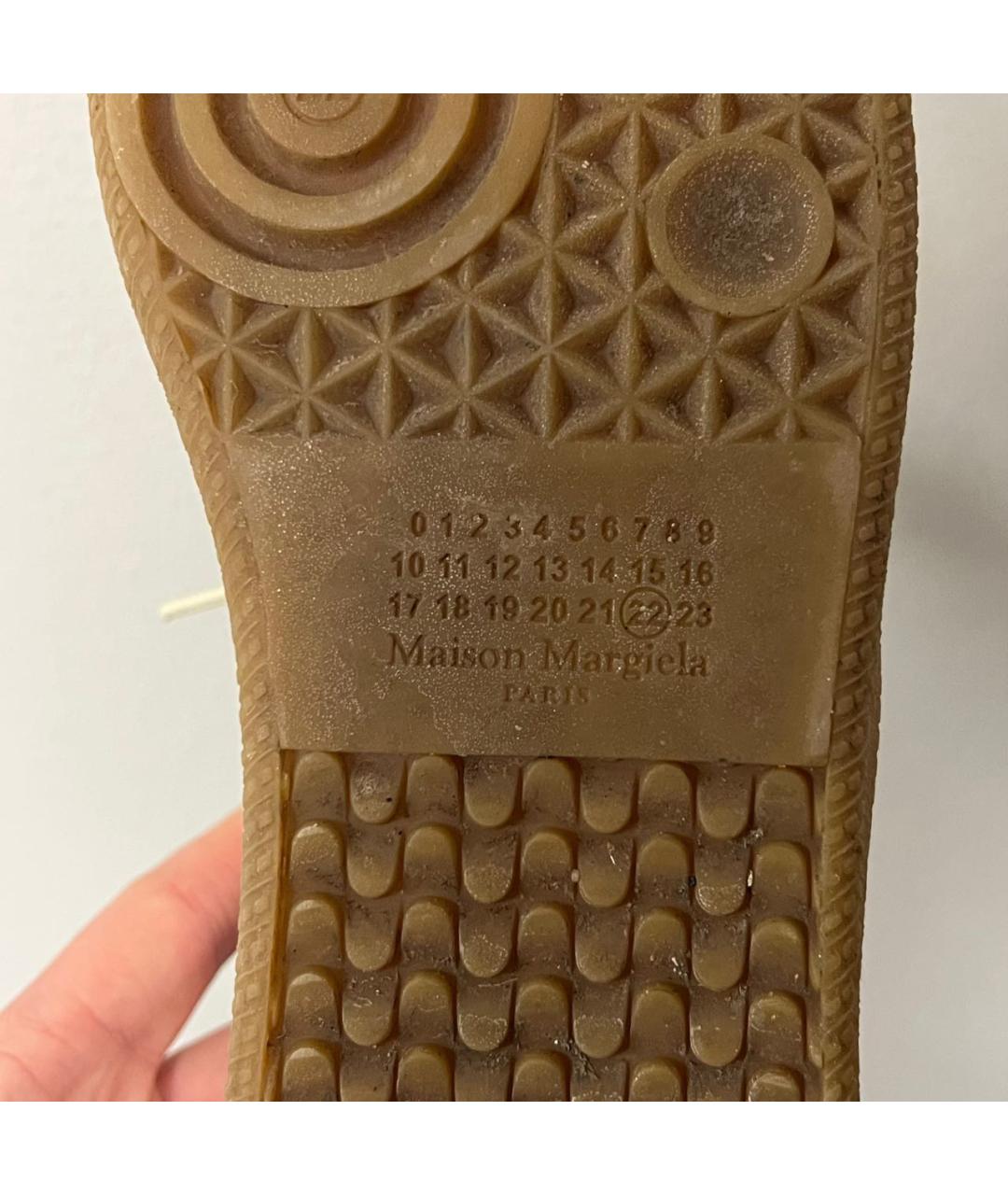 MAISON MARGIELA Белые низкие кроссовки / кеды, фото 5