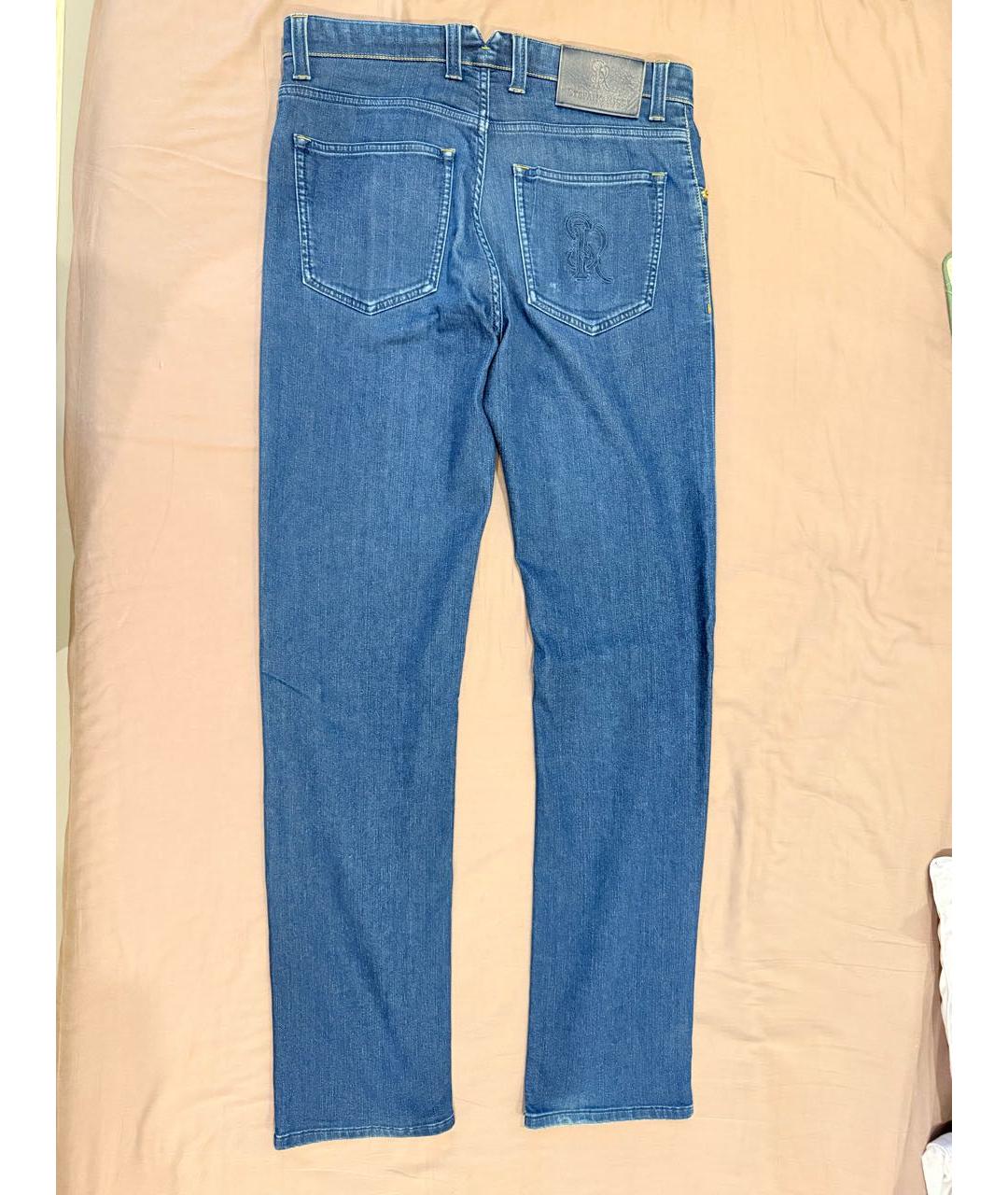 STEFANO RICCI Темно-синие хлопковые джинсы, фото 2