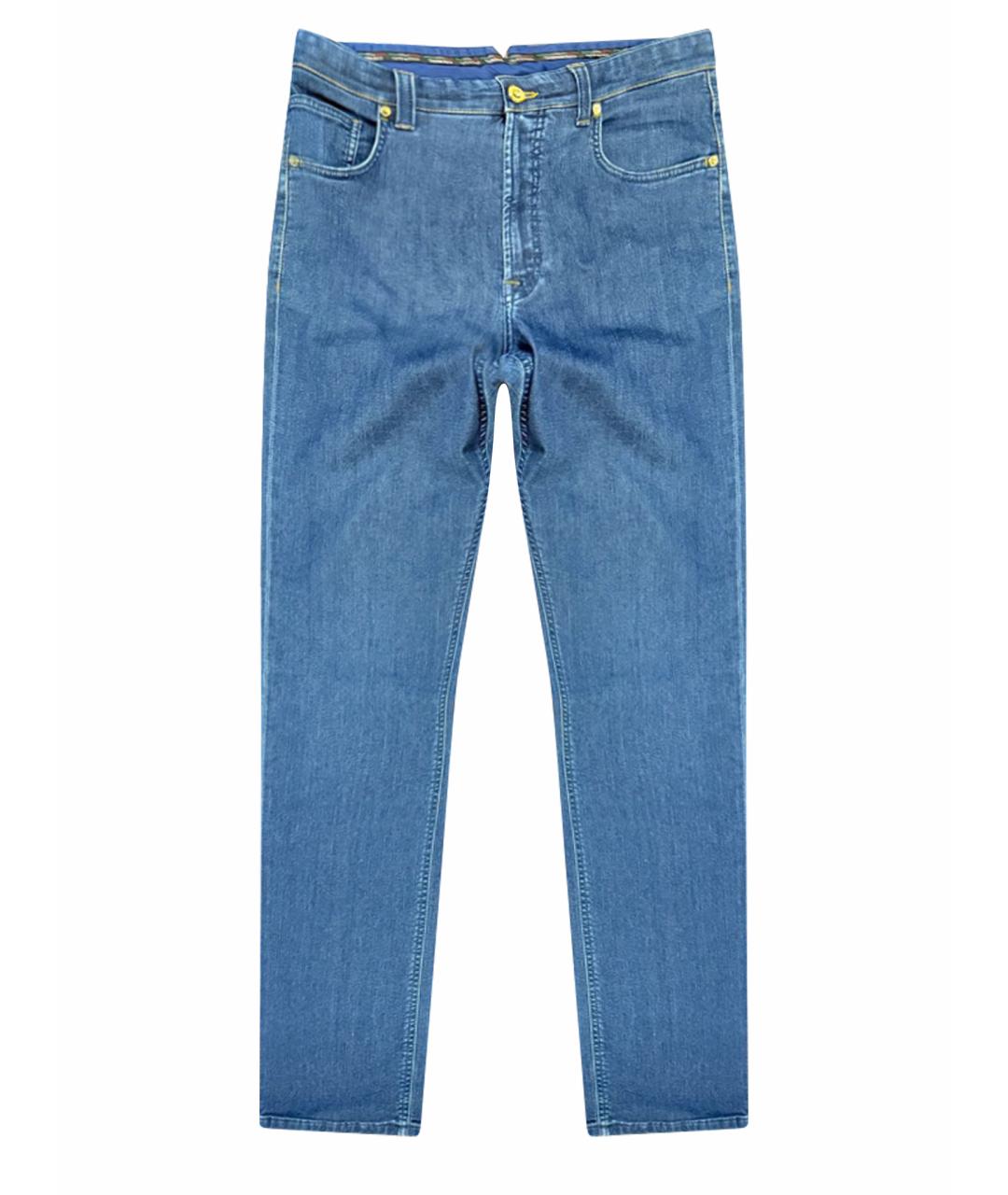 STEFANO RICCI Темно-синие хлопковые джинсы, фото 1