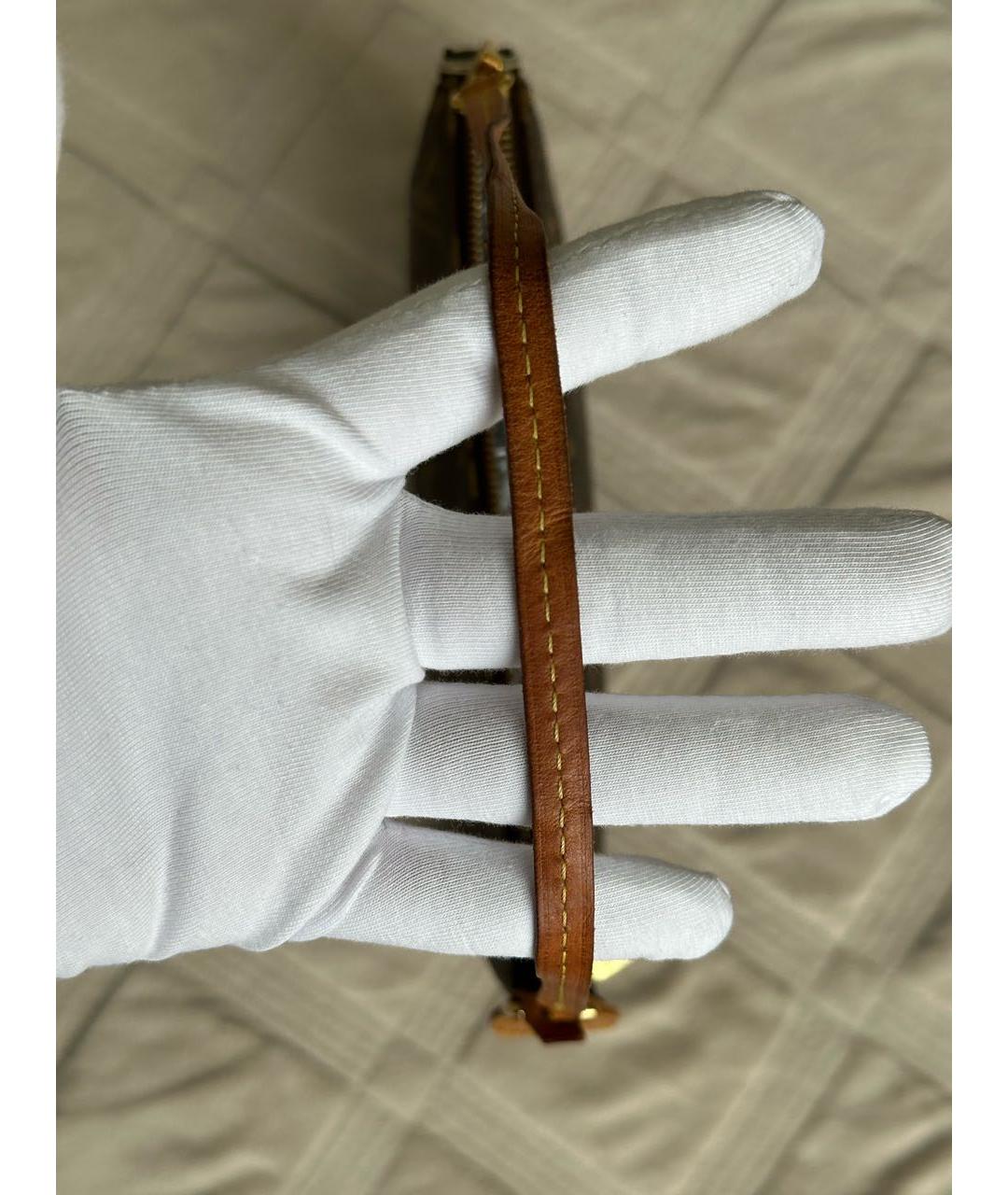 LOUIS VUITTON Коричневая сумка с короткими ручками, фото 5