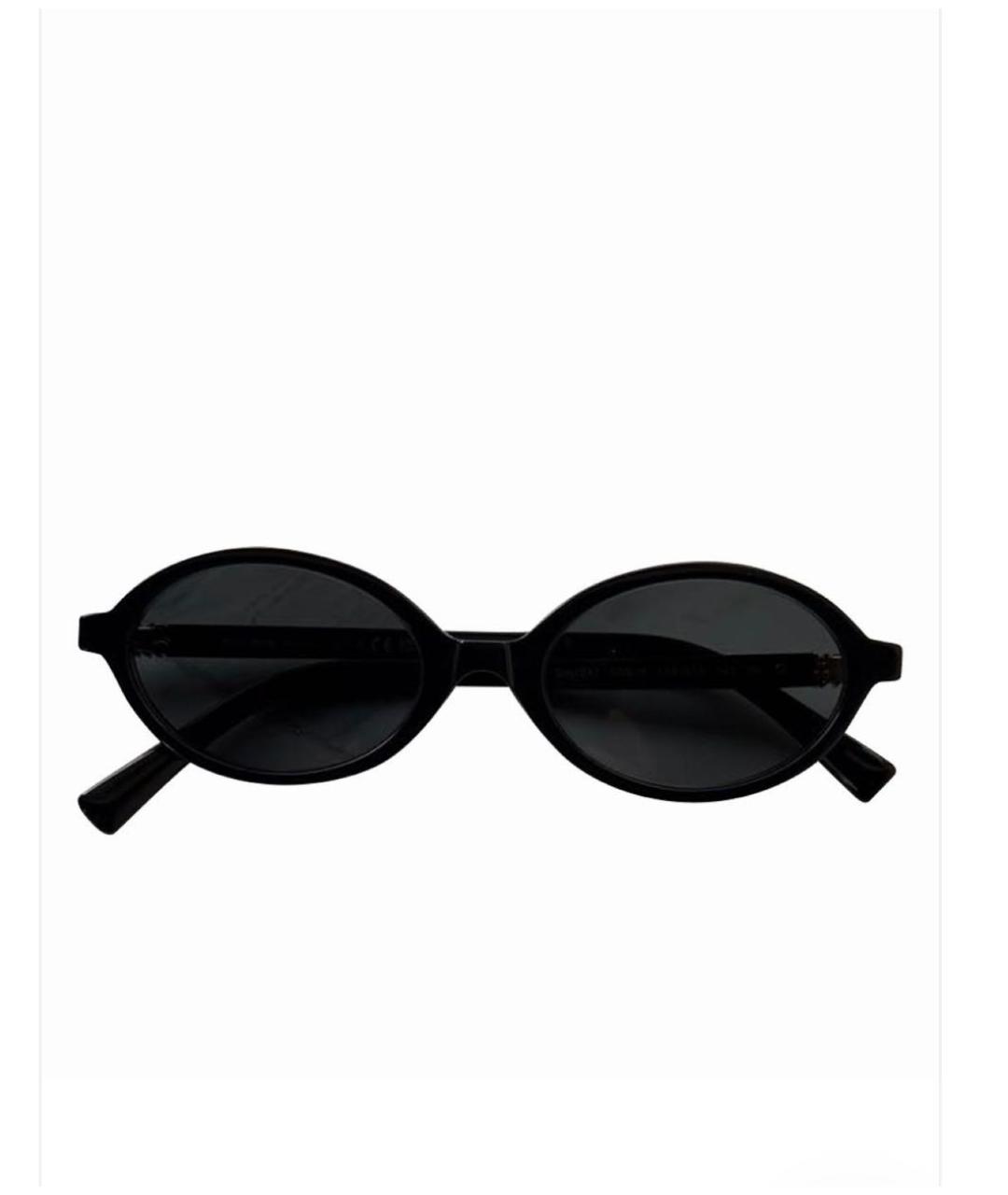 MIU MIU Черные пластиковые солнцезащитные очки, фото 6