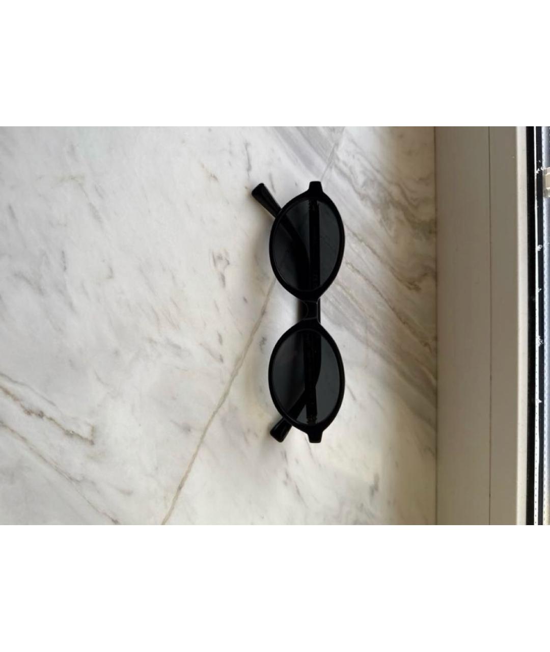 MIU MIU Черные пластиковые солнцезащитные очки, фото 5