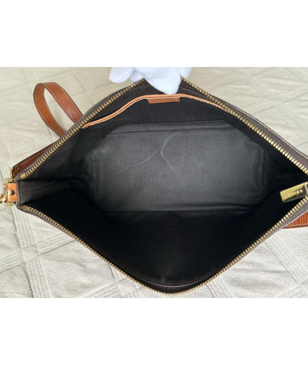 CELINE Коричневая сумка через плечо, фото 8