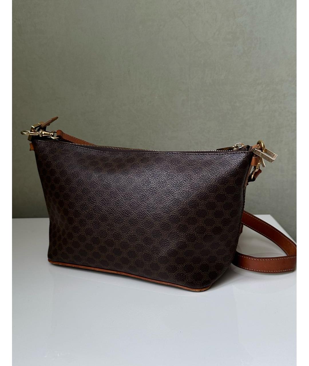 CELINE Коричневая сумка через плечо, фото 2