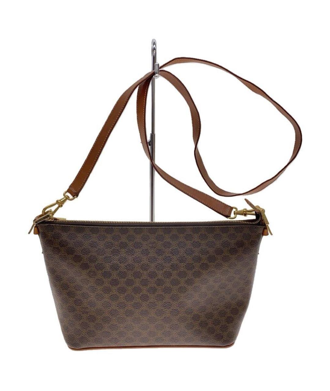 CELINE Коричневая сумка через плечо, фото 9