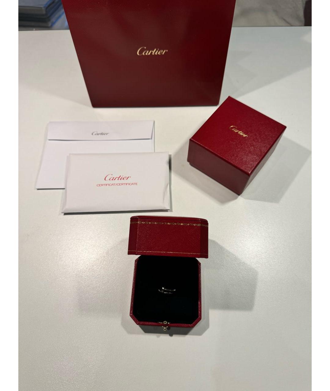 CARTIER Серебряное кольцо из белого золота, фото 2