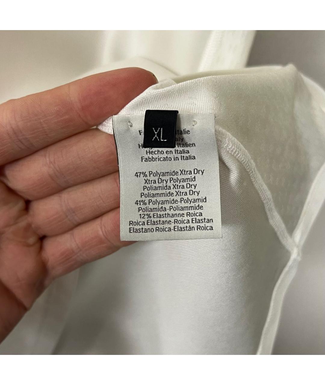 HERMES Белое поло с коротким рукавом, фото 5