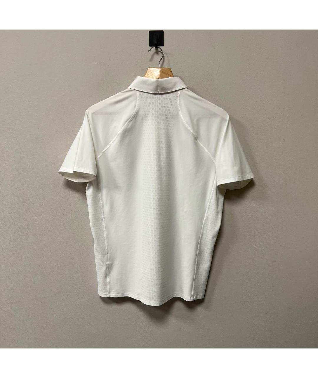 HERMES Белое поло с коротким рукавом, фото 3
