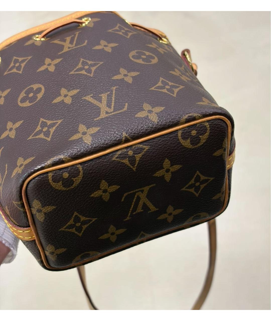 LOUIS VUITTON Коричневая сумка через плечо, фото 3