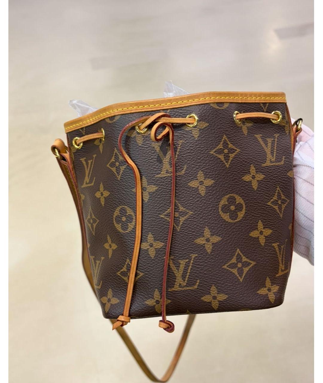 LOUIS VUITTON Коричневая сумка через плечо, фото 4