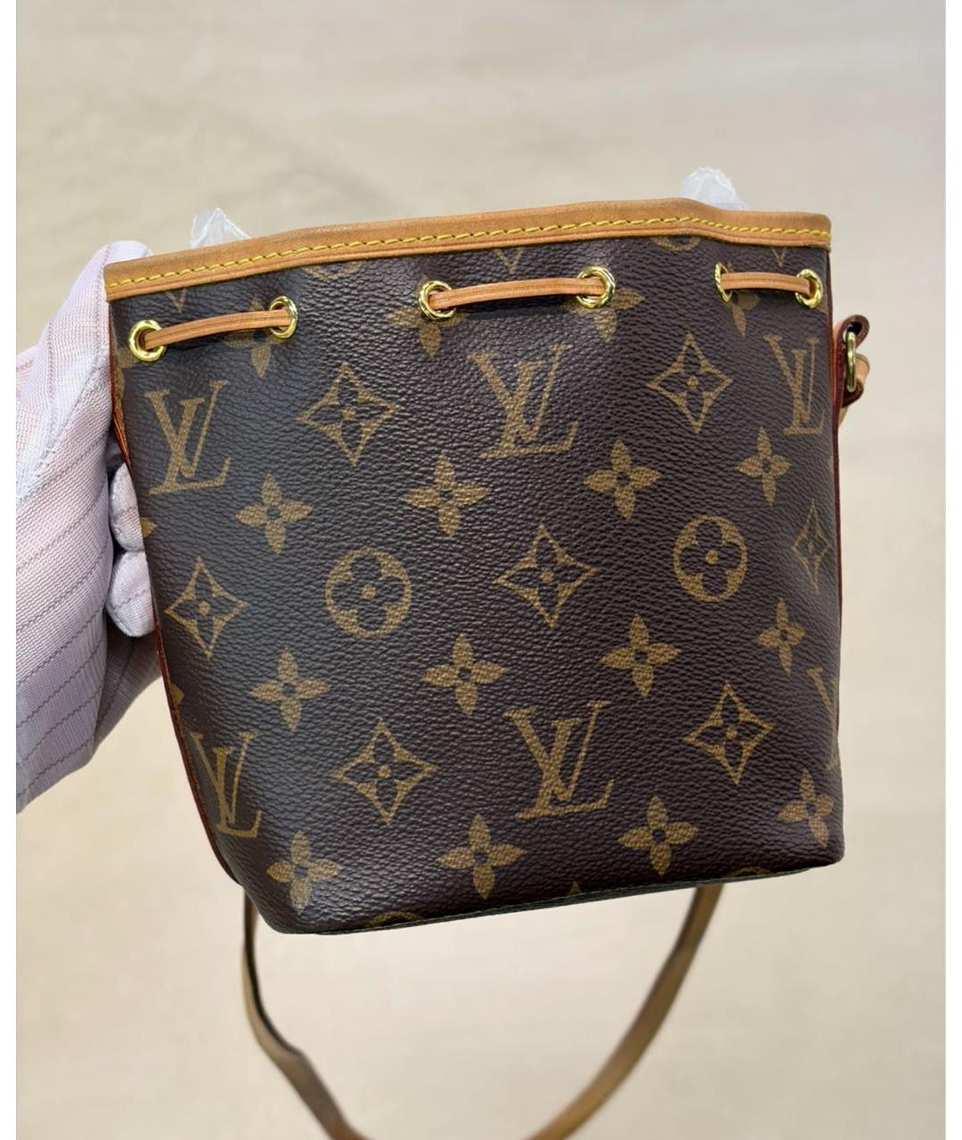 LOUIS VUITTON Коричневая сумка через плечо, фото 2