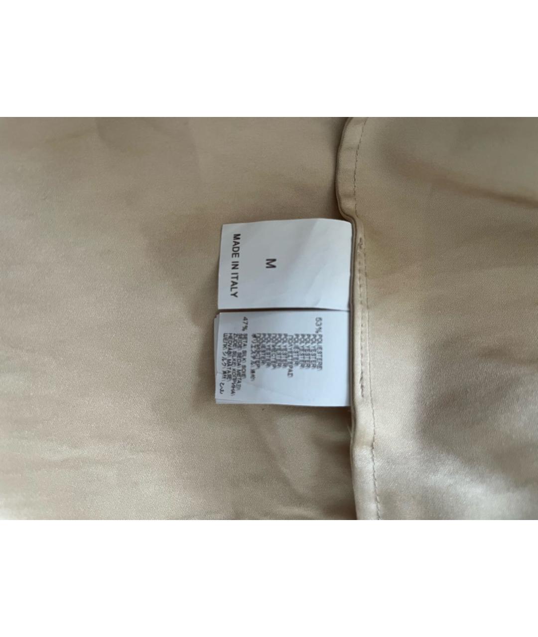 BRUNELLO CUCINELLI Бежевое хлопковое повседневное платье, фото 7