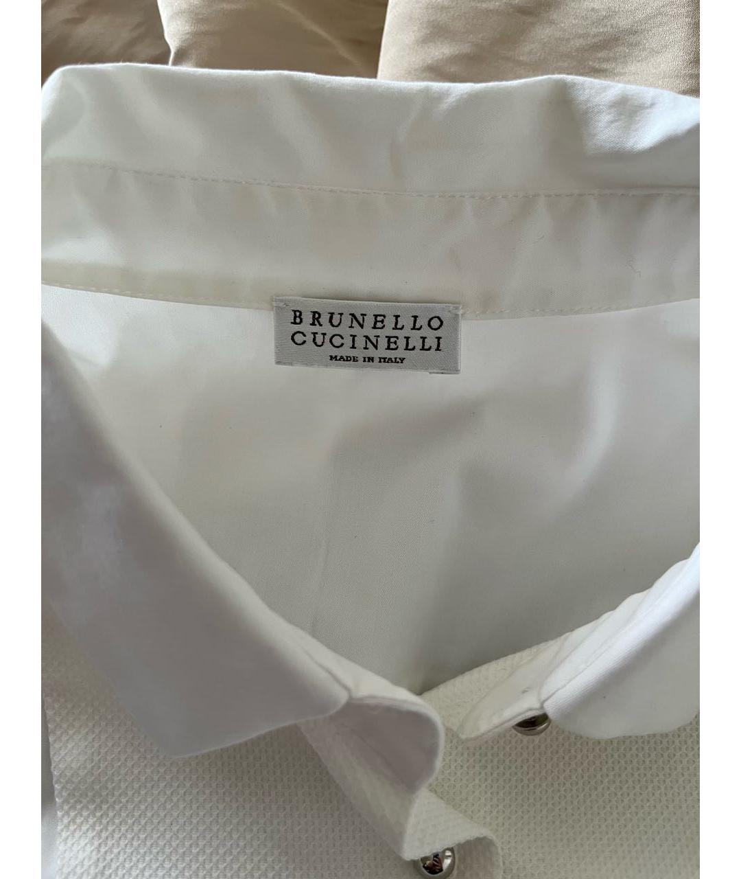 BRUNELLO CUCINELLI Бежевое хлопковое повседневное платье, фото 4