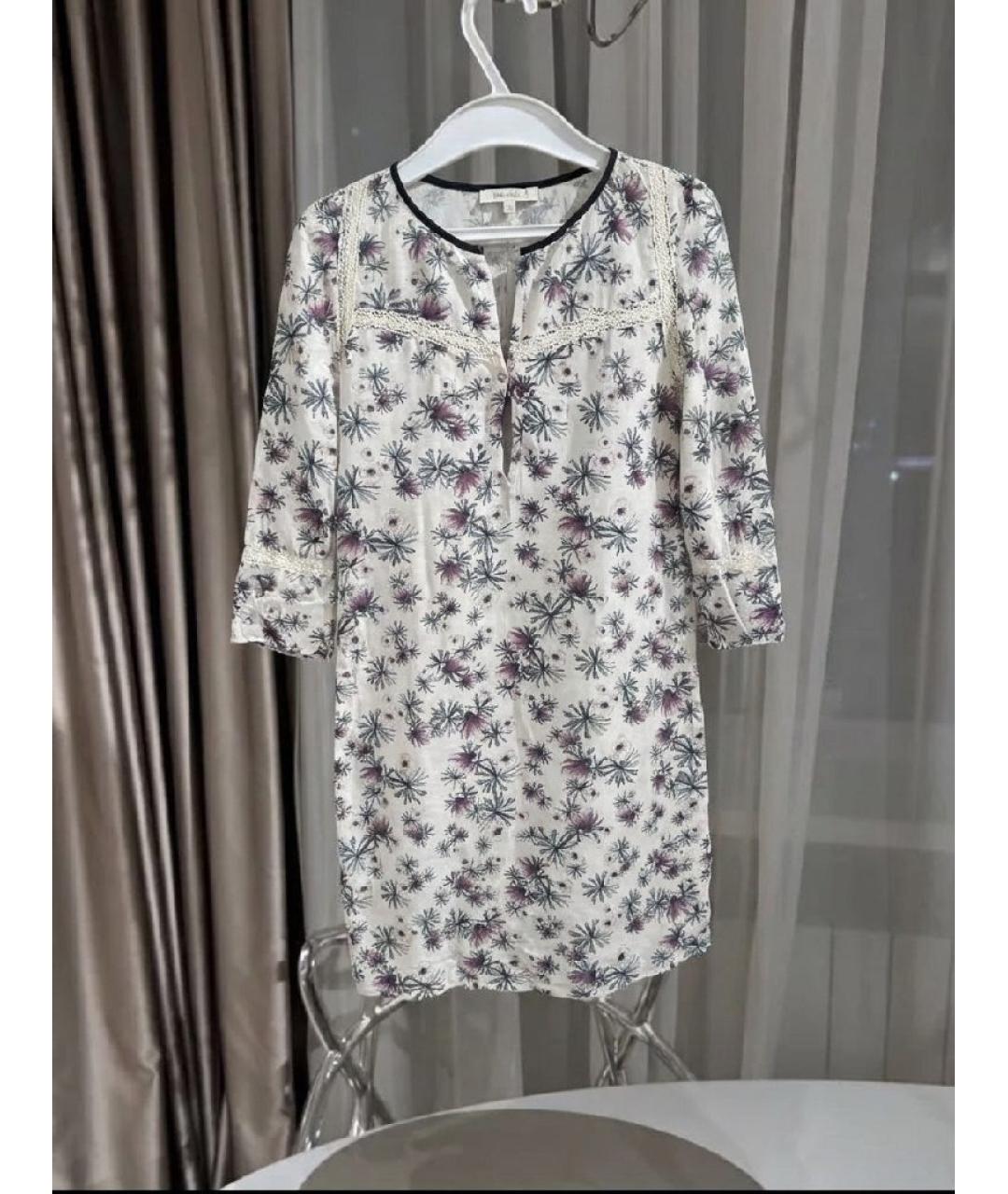 MAJE Мульти льняное повседневное платье, фото 2