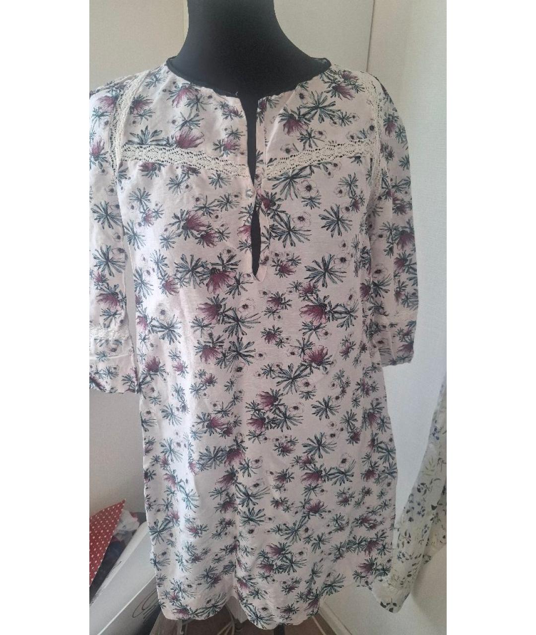 MAJE Мульти льняное повседневное платье, фото 6