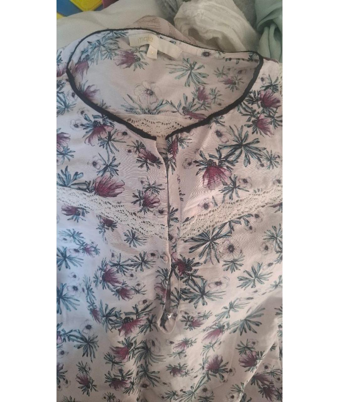 MAJE Мульти льняное повседневное платье, фото 3