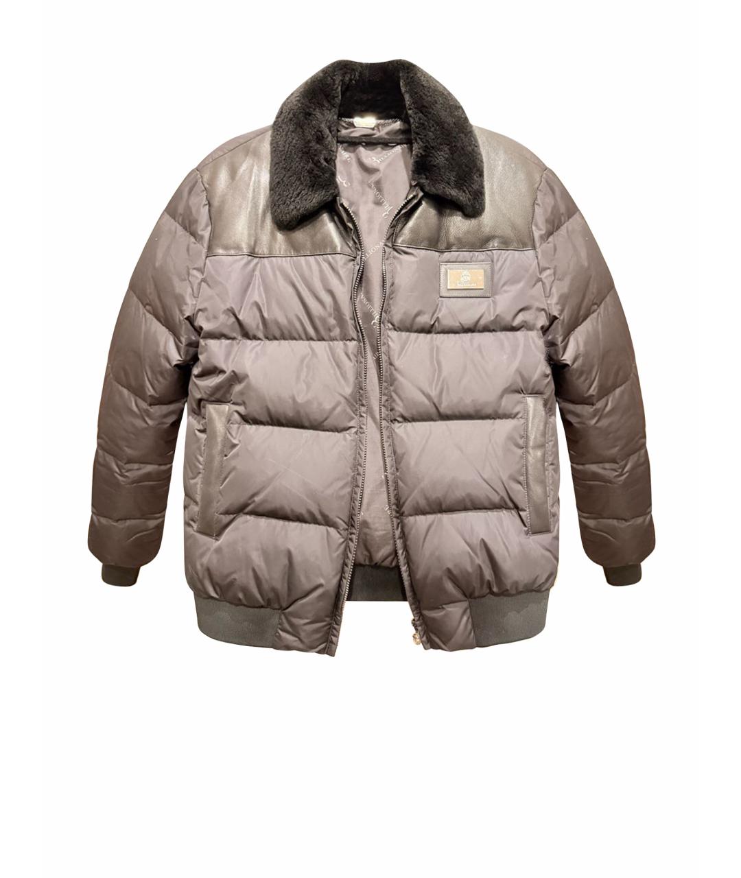 BILLIONAIRE Черная полиэстеровая куртка, фото 1