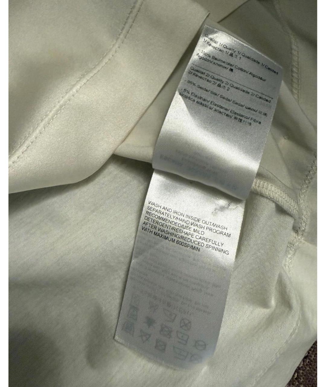 ESCADA Белая шелковая футболка, фото 5