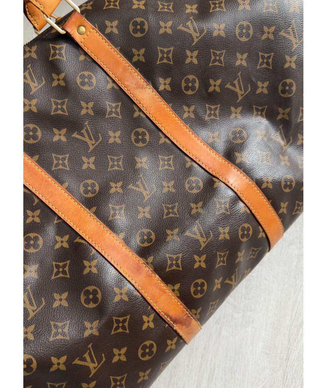 LOUIS VUITTON Коричневая дорожная/спортивная сумка, фото 6