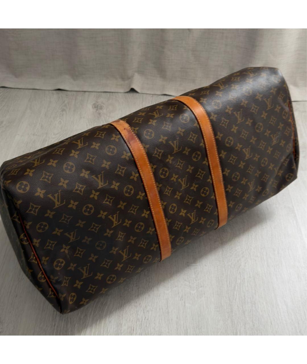 LOUIS VUITTON Коричневая дорожная/спортивная сумка, фото 2