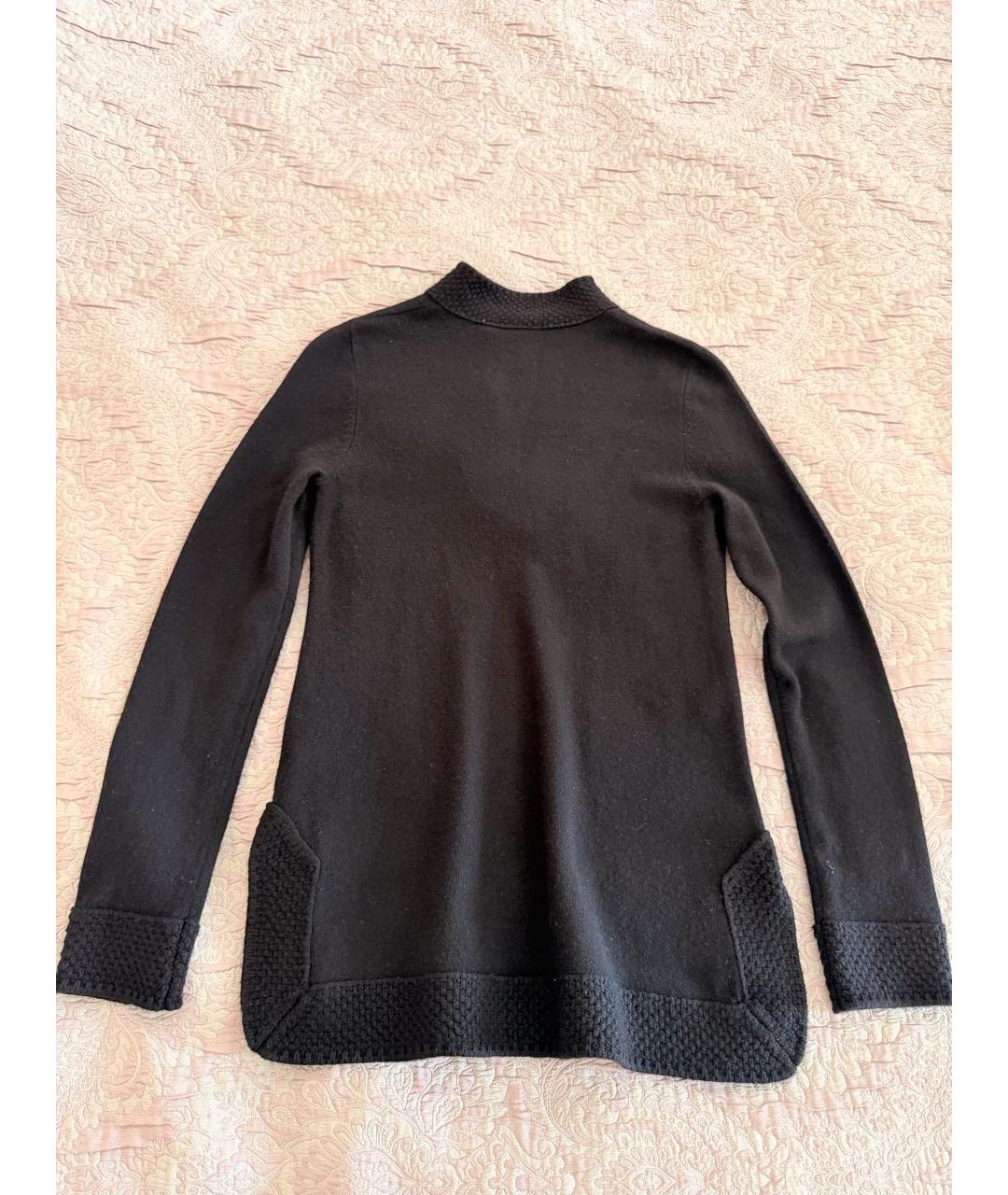 TORY BURCH Черный кашемировый джемпер / свитер, фото 4