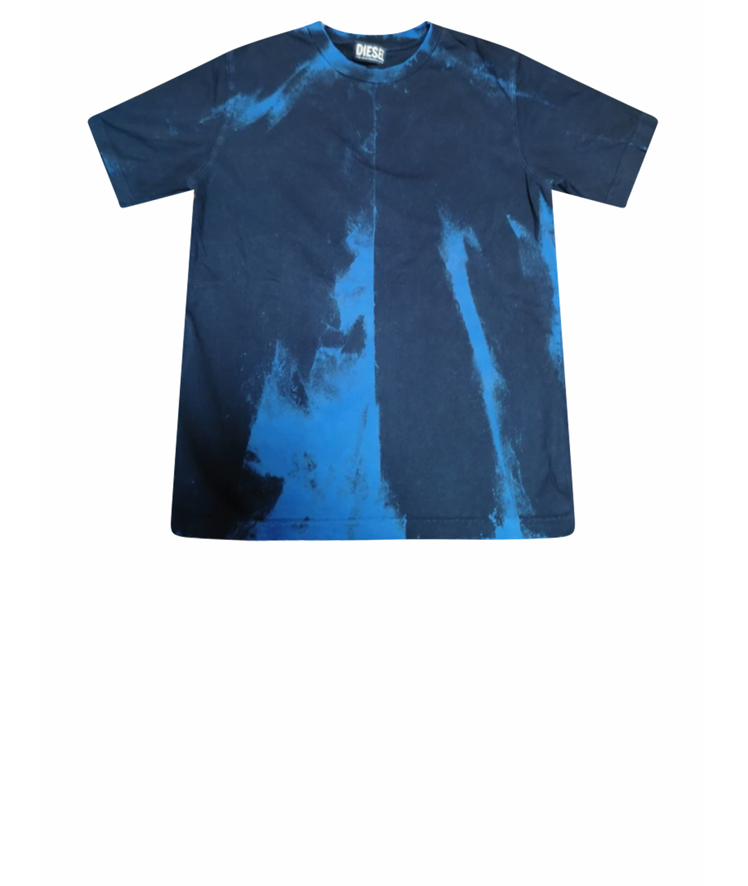 DIESEL Темно-синяя хлопковая футболка, фото 1