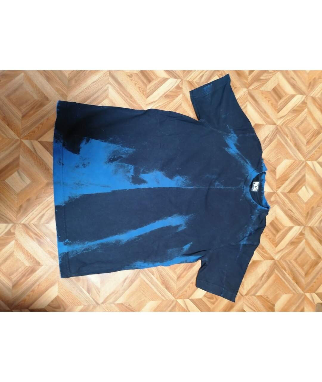 DIESEL Темно-синяя хлопковая футболка, фото 7