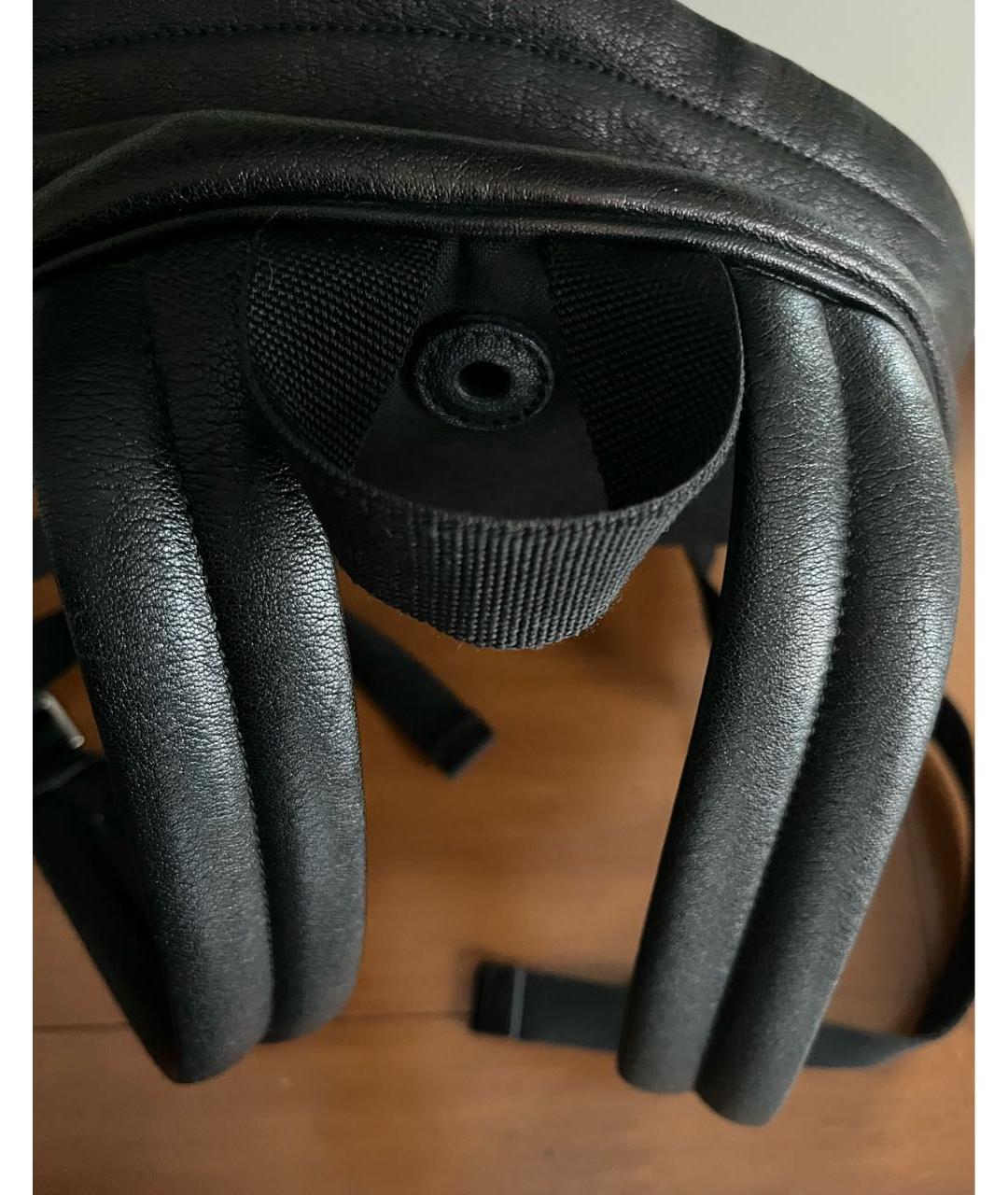 SAINT LAURENT Черный кожаный рюкзак, фото 4