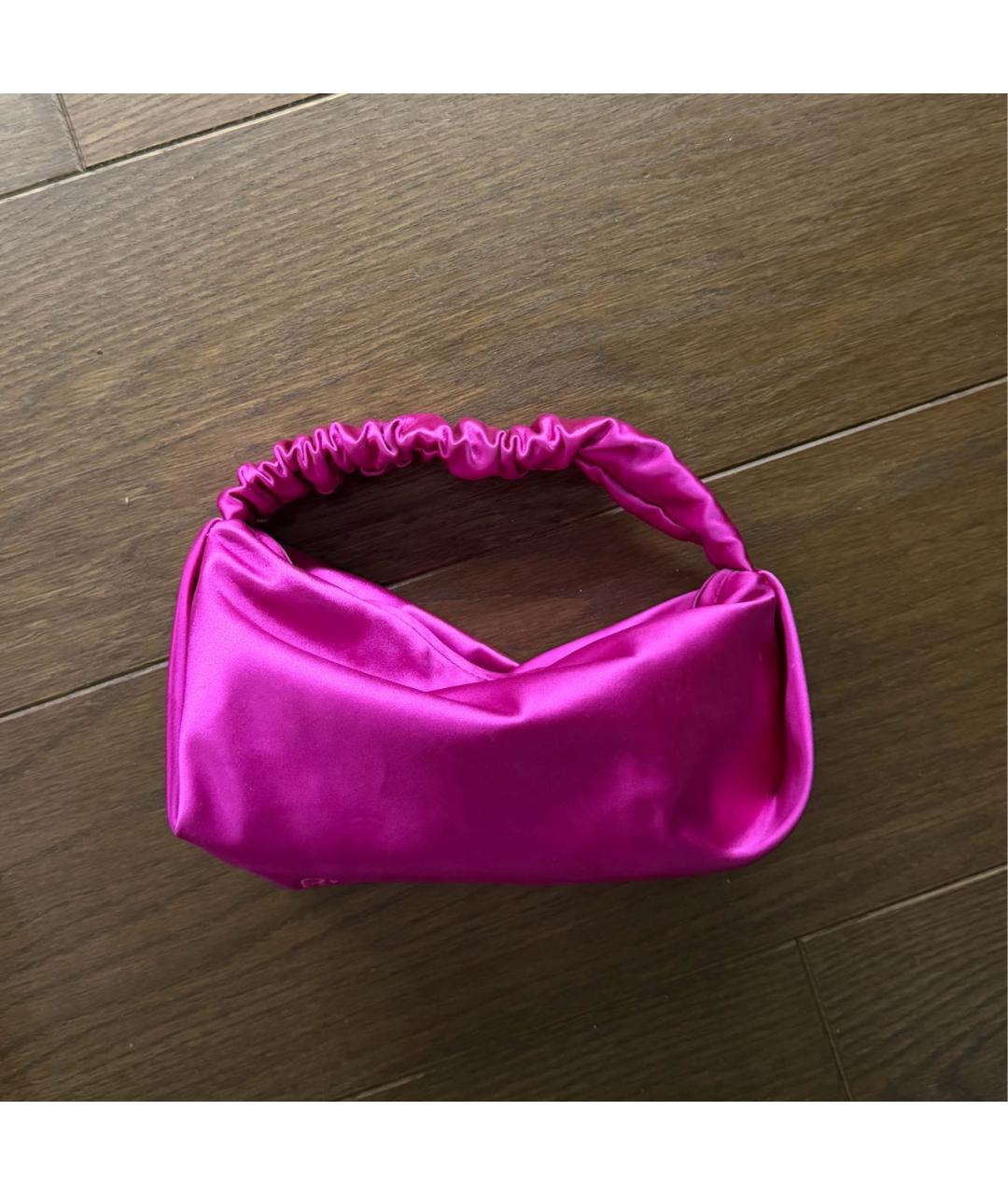 ALEXANDER WANG Розовая шелковая сумка с короткими ручками, фото 5