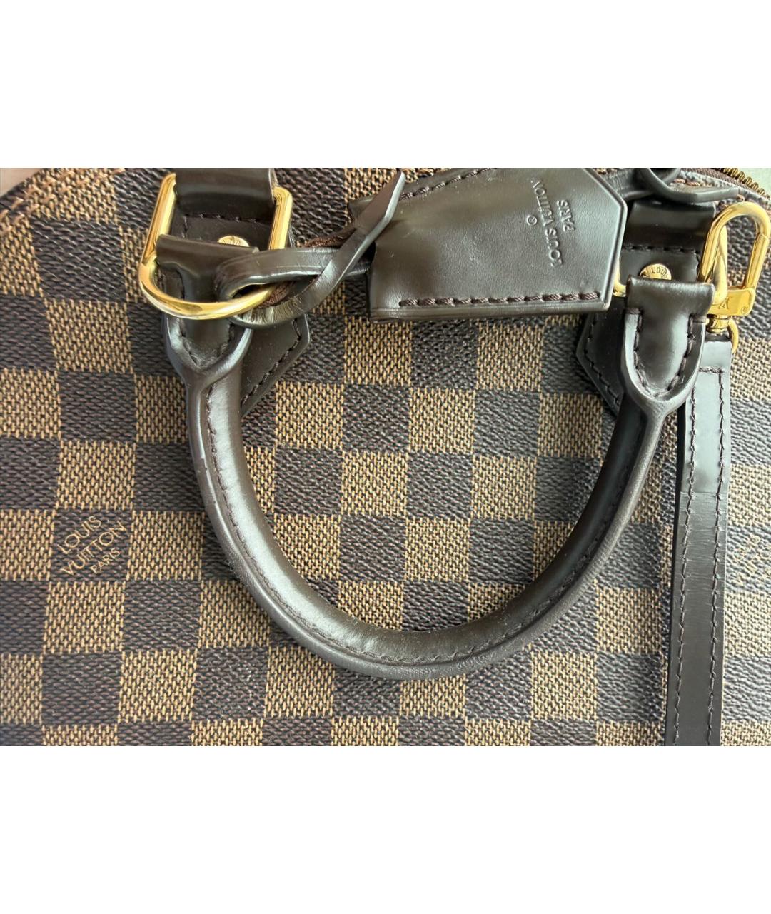 LOUIS VUITTON Коричневая сумка с короткими ручками, фото 3