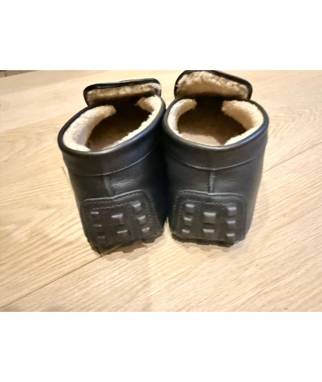 GUCCI Черные кожаные лоферы, фото 4