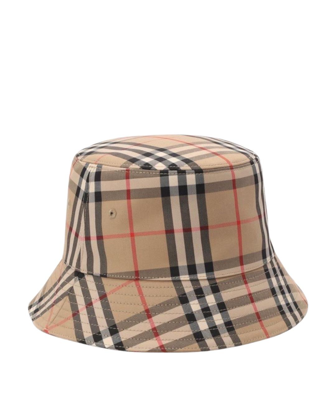 BURBERRY Бежевая хлопковая панама, фото 1