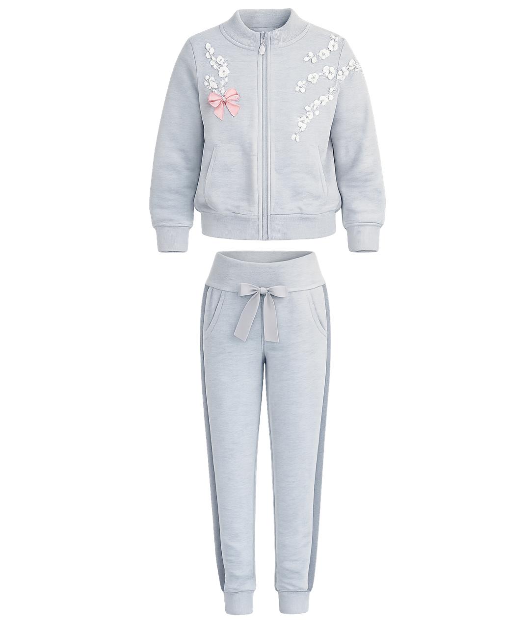 MONNALISA Серый хлопковый комплект, фото 1