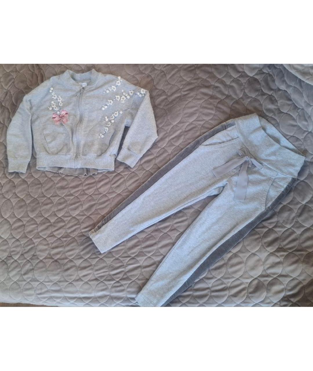 MONNALISA Серый хлопковый комплект, фото 9