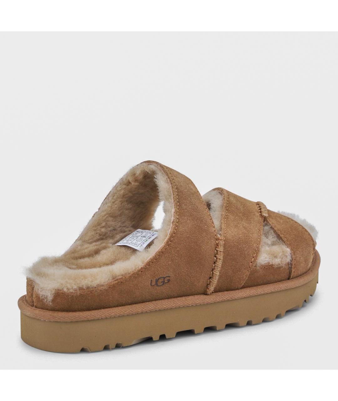 UGG AUSTRALIA Коричневые замшевые сандалии, фото 3