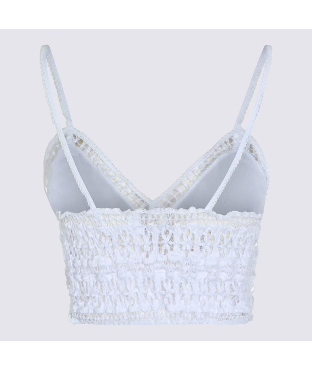 CHARO RUIZ Белая хлопковая майка, фото 2