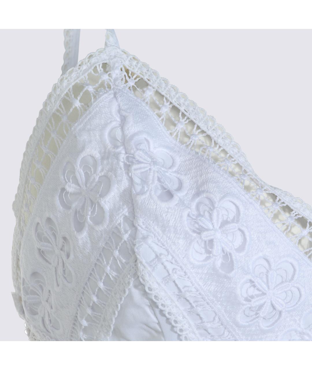 CHARO RUIZ Белая хлопковая майка, фото 3