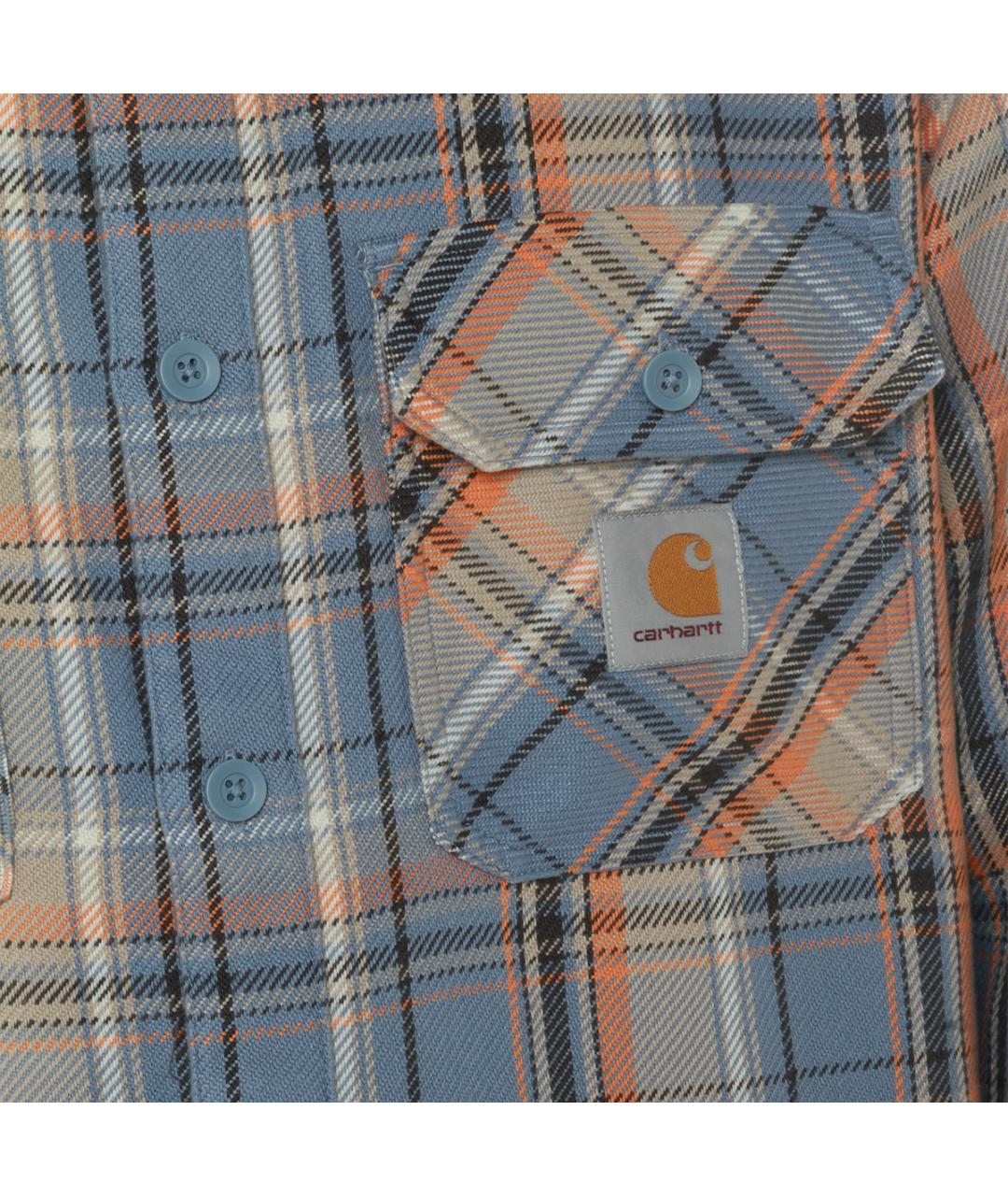 CARHARTT WIP Мульти хлопковая кэжуал рубашка, фото 4