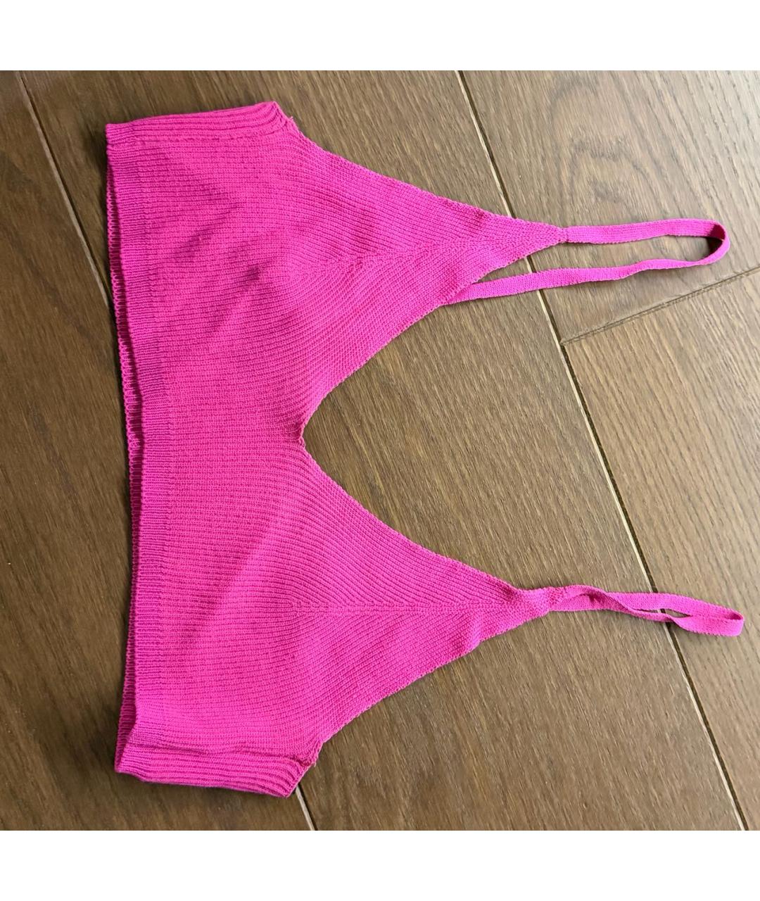 JACQUEMUS Розовая майка, фото 2