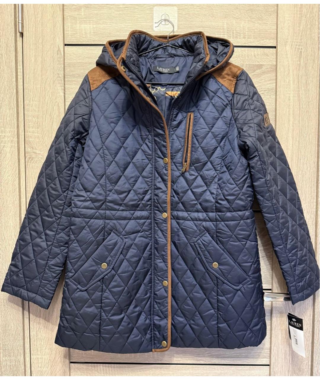 RALPH LAUREN Синяя полиэстеровая куртка, фото 5