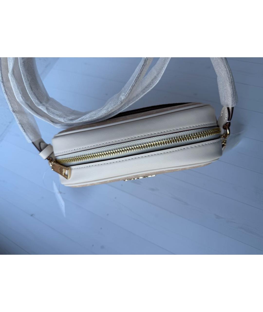 COACH Бежевая сумка через плечо, фото 6